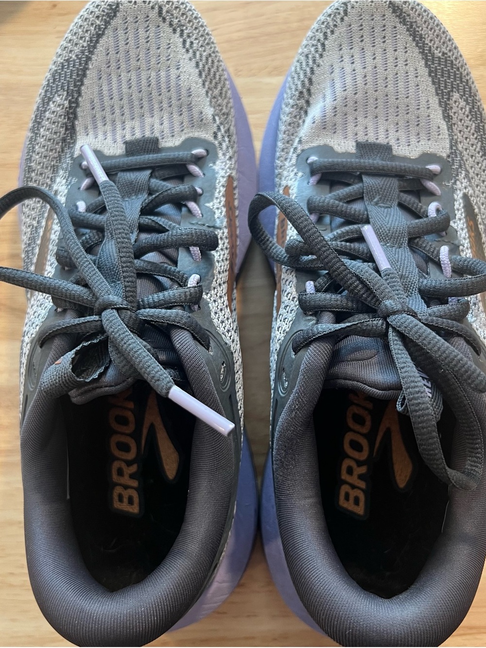 Brooks Revel 7 Gray Purple Running Walking Shoes - WOMENS 6 - PERFECT TREAD - Picture 9 of 10